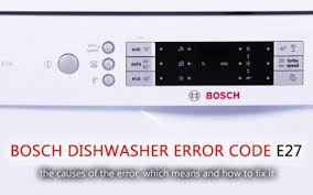 Sửa máy rửa bát báo lỗi E27