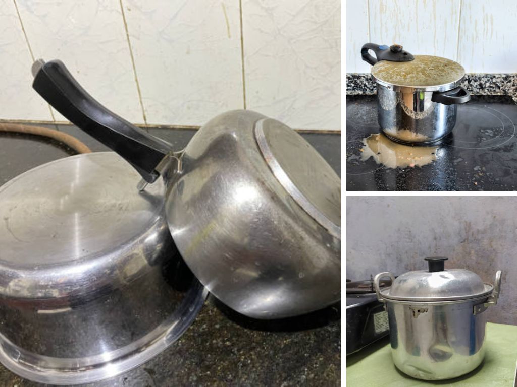 Nồi bị méo, xong vênh ở đáy nồi